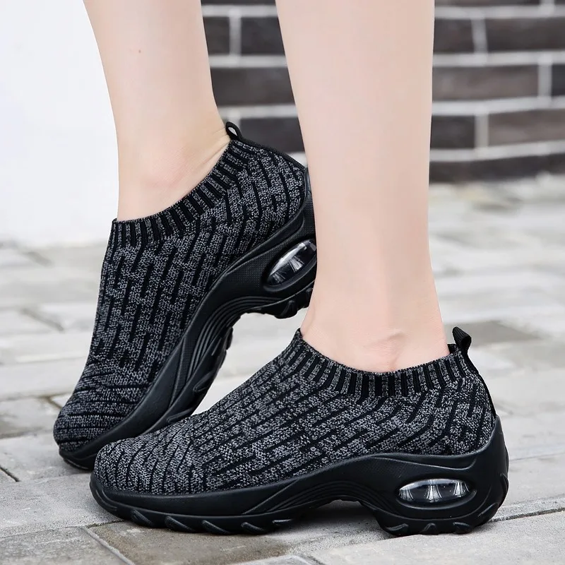 

2021 Srping New Sneakers for Women Orthopedic Insoles Walking Shoes Women Fashion Sneakers Comfort Wedge Platform Loafers