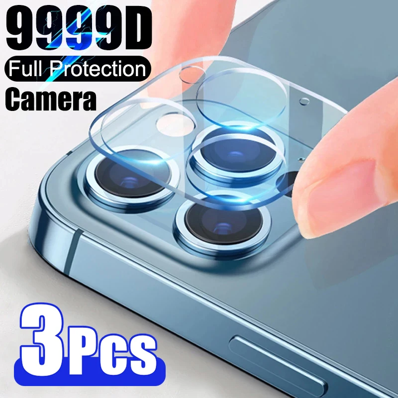 Стекло с полным покрытием для объектива камеры 3 шт. стекло iPhone 12 Pro Max XR XS X Mini
