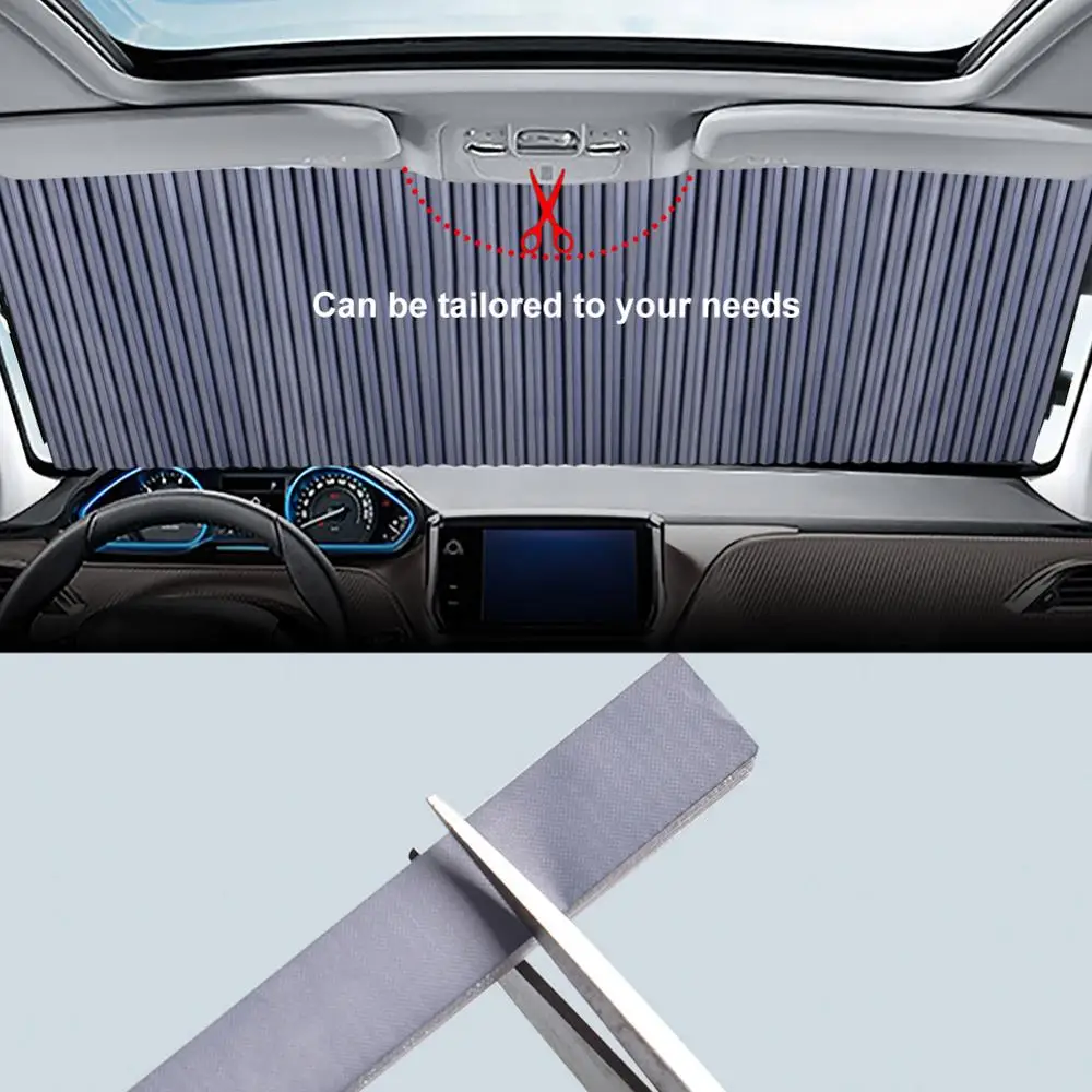 Теплоизоляция козырек Солнцезащитная шторка для автомобиля с роликовым