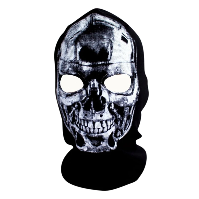 F Halloween Mask Horror Skull Grim Balaclava Motorcycle Full Face Mask Hats Helmet Airsoft Paintball Snowboard Ski Shield - Цвет: F