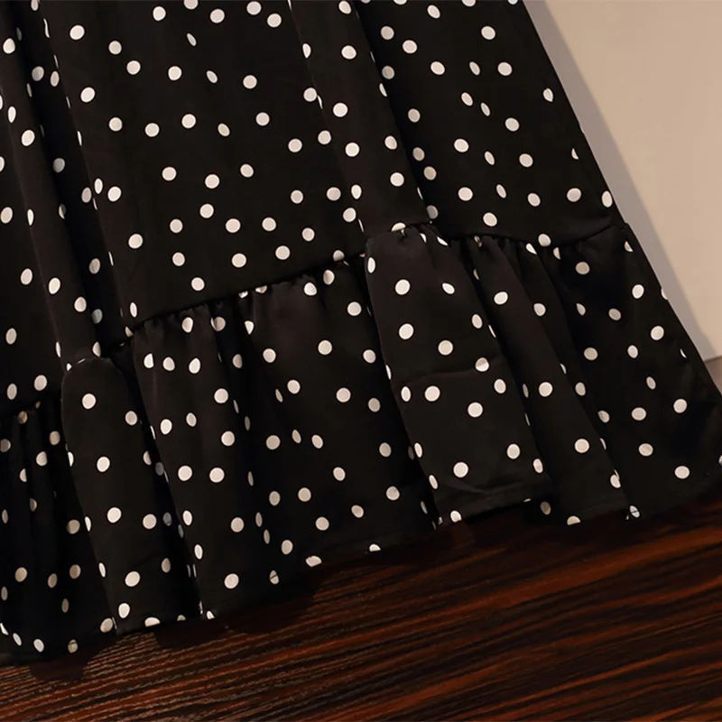 2021 летняя одежда для женщин в горошек стиле Бохо вечерние платье большого