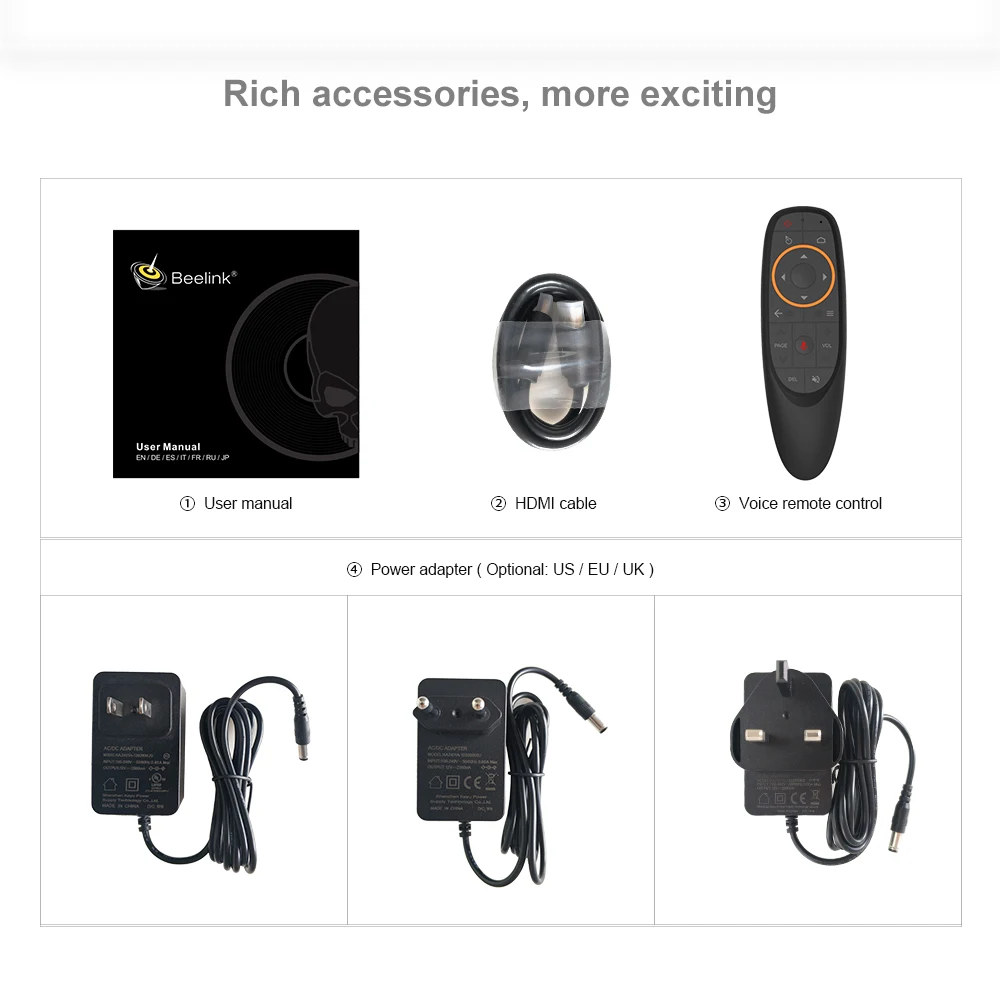 Beelink GT-King pro ТВ Box Amlogic S922X-H Android 9 0 WiFi6 4 ГБ 64 Dolby аудио DTS Слушать 4K HD Hi-Fi