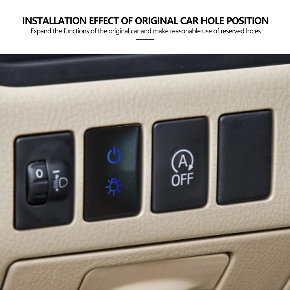 1 шт. двойной переключатель противотуманные фары радар источник питания