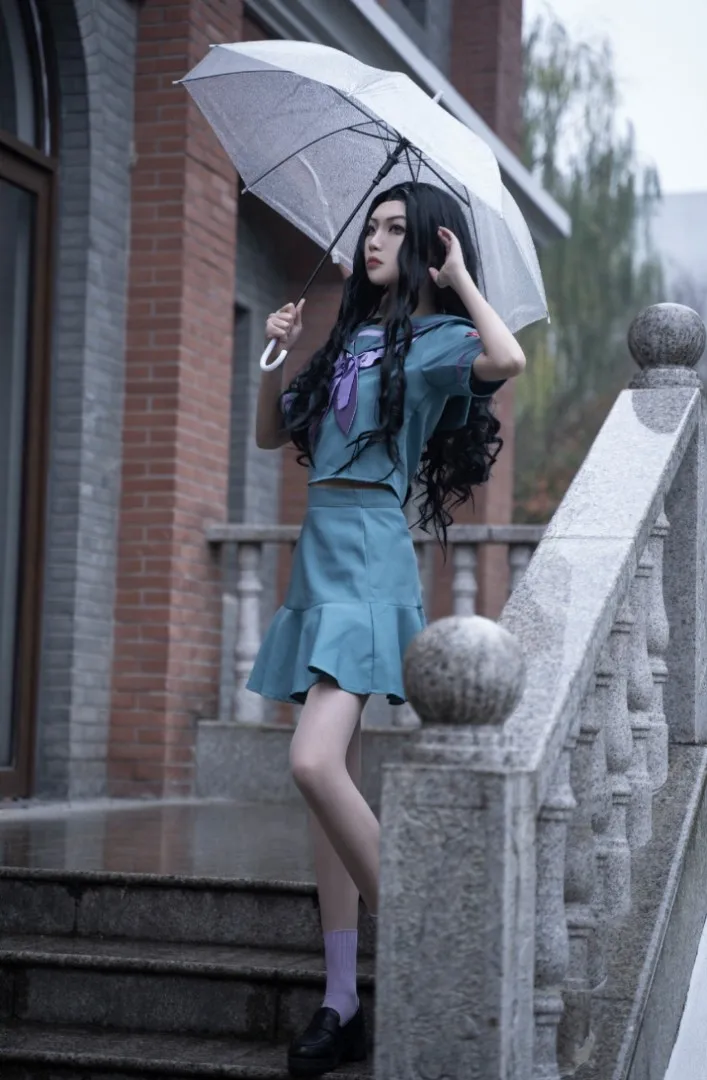 

2020 JoJo's Bizarre Adventure Cosplay Costume Yamagishi Yukako Uniforms Women Dresses Sailor Suits JOJO Outfits Custom any size