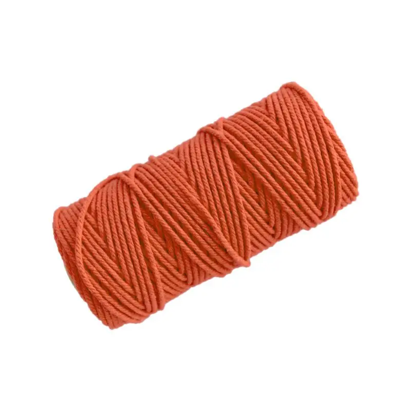

P15C 3 мм вощеный хлопковый шнур для бисероплетения погремушек плетеная нить цветная «сделай сам» вязальная веревка ручной работы