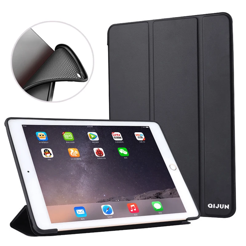 Чехол для нового iPad 9 7 2018 A1893 ультратонкий кожаный умный Мягкий ТПУ чехол накладка