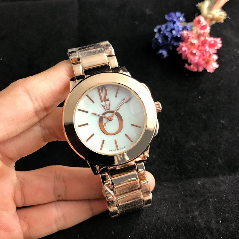 Новые часы женские модные роскошные брендовые наручные часы Relogio Feminino женские кварцевые часы из золотистой стали подходят для Pandoraes - Цвет: Rose Gold 7