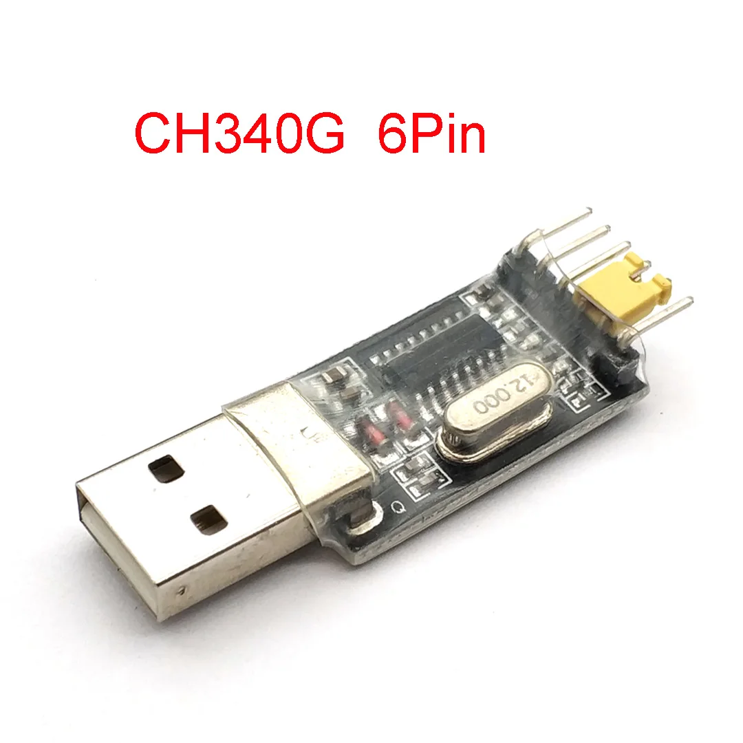 Конвертер USB2.0 в TTL 6Pin CH340G для STC PRO вместо CP2102 PL2303|Запасные части| |