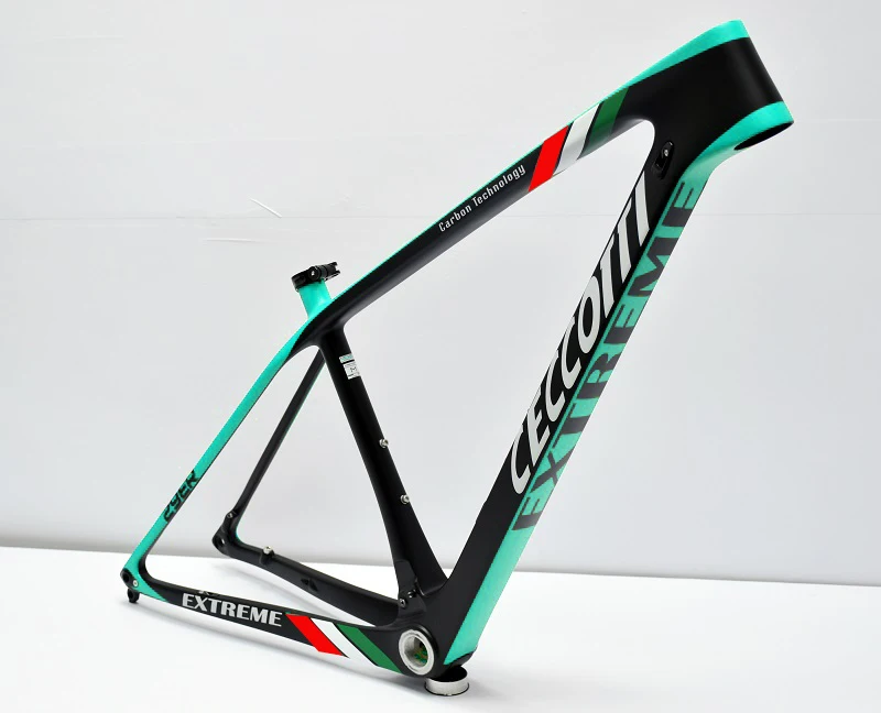 Ceccotti-3 M05 новейшая карбоновая mtb рама 29er 27,5 ER 15 17 19 BSA BB30 коническая рама для горного велосипеда 2 года - Цвет: Ceccotti-3