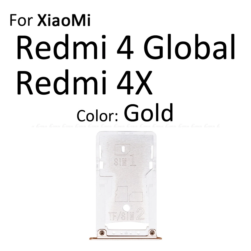 Гнездо-адаптер для Sim-карты XiaoMi Redmi Note 4 4X Global Micro SD | Мобильные телефоны и
