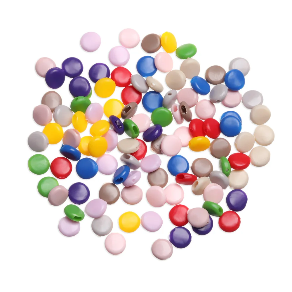 100 шт. нескользящая пластиковая плоская спиральная Пряжка регулируемый с