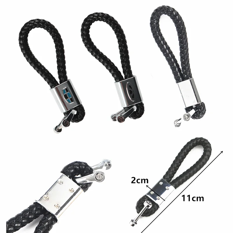 1x ручной работы кожаные автомобильный брелок с кольцом значок для ключей Mercedes Benz