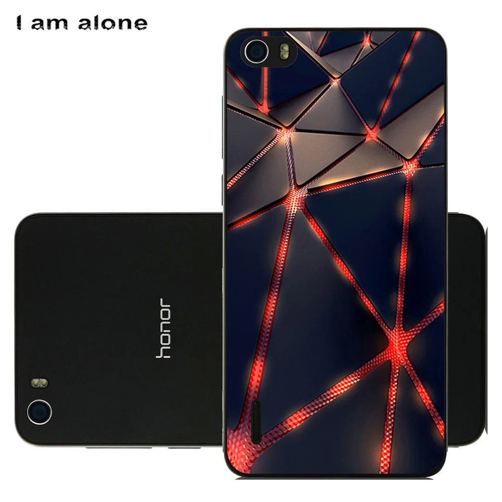 phone bags cases for huawei honor 6 6 plus 6a 6c 6c pro 6x case cover fashion marble inkjet painted shell bag free global shipping