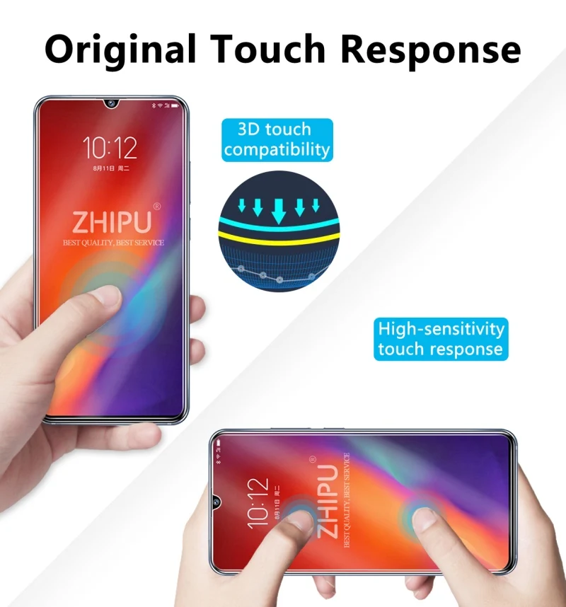 Lenovo Z6 2 шт закаленное стекло для протектор экрана 2.5D 9H Премиум Закаленное