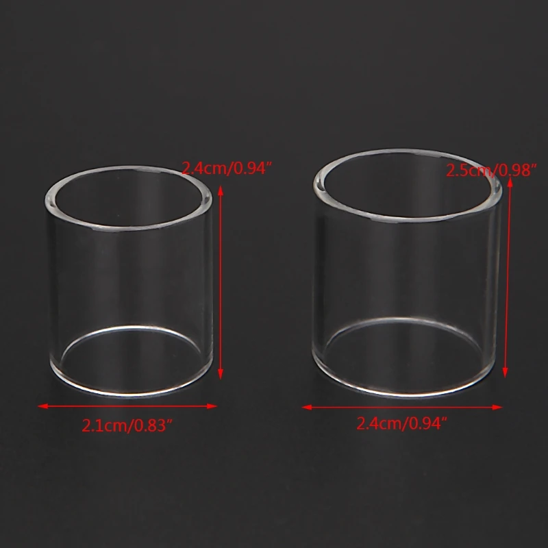 

Rainbow Color Pyrex Glass Tube Fatboy Glass Tank Replacement for iJust 3 Vaporizer Atomizer Electronic Cigarette Accessories Kit