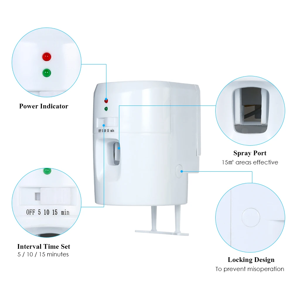 Горячий Новый освежитель воздуха автоматический аэрозоль Клей Диспенсер