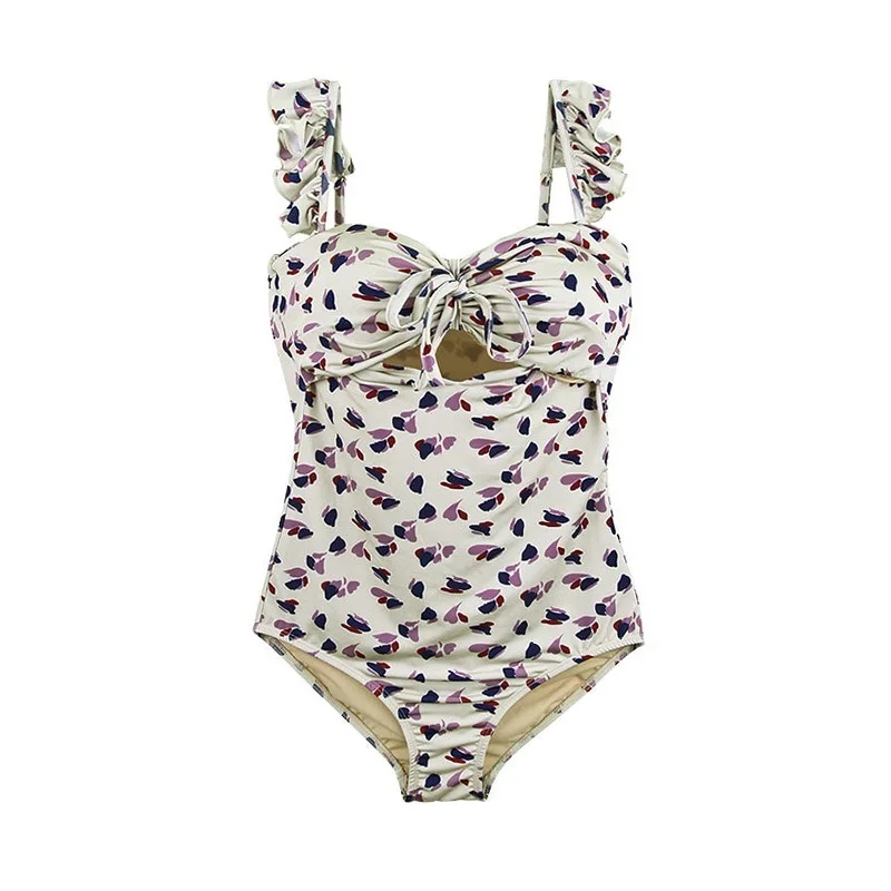 

Swimsuit Women's Hot Spring Belly Covering Slimming Conservative Fairy Style Swimsuit Sexy One-Piece Swimsuit Women