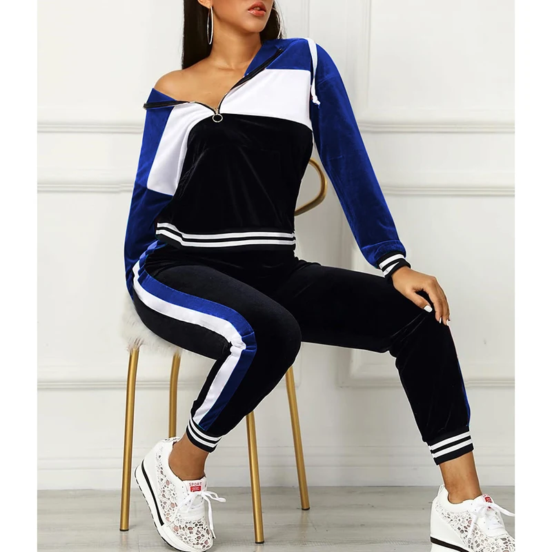 

Women Two Piece Outfits Spring Long Sleeve Hoodies and Pants Set Streetwear Casual Drawstring Tops Sweatpants 2 Piece Set