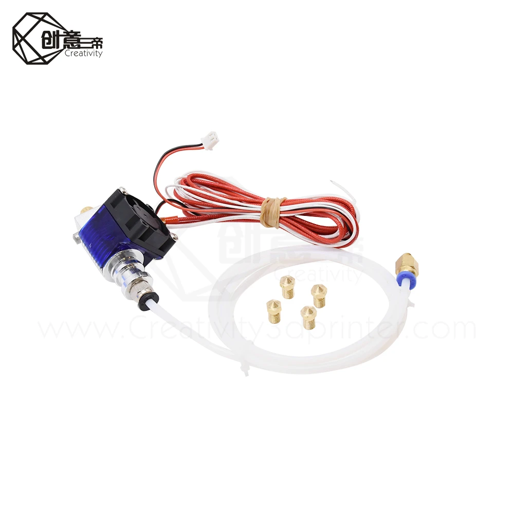 V6 J-head Hotend Bowden Уэйд экструдер нагреватель термисторный вентилятор теплоотвод для