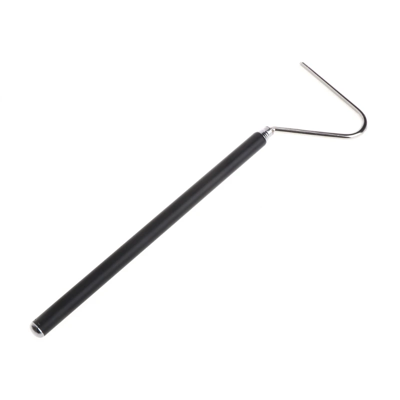 

Змеиный крючок из нержавеющей стали, черный Регулируемый длинный ручной инструмент для ловли, ловушка, щипцы