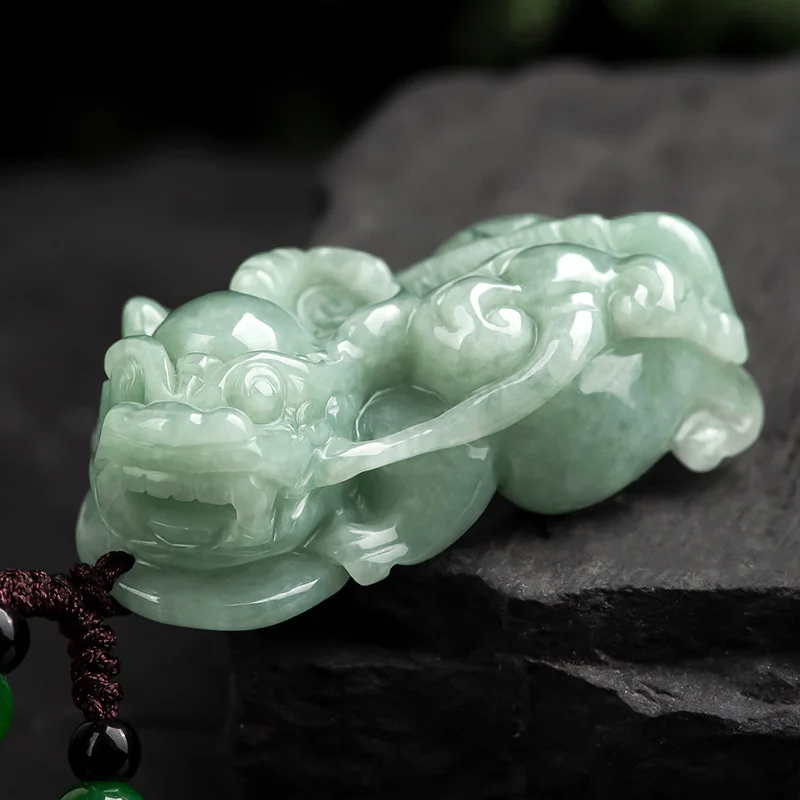 Лидер продаж подвеска ожерелье из натурального нефрита с ручной резьбой модные