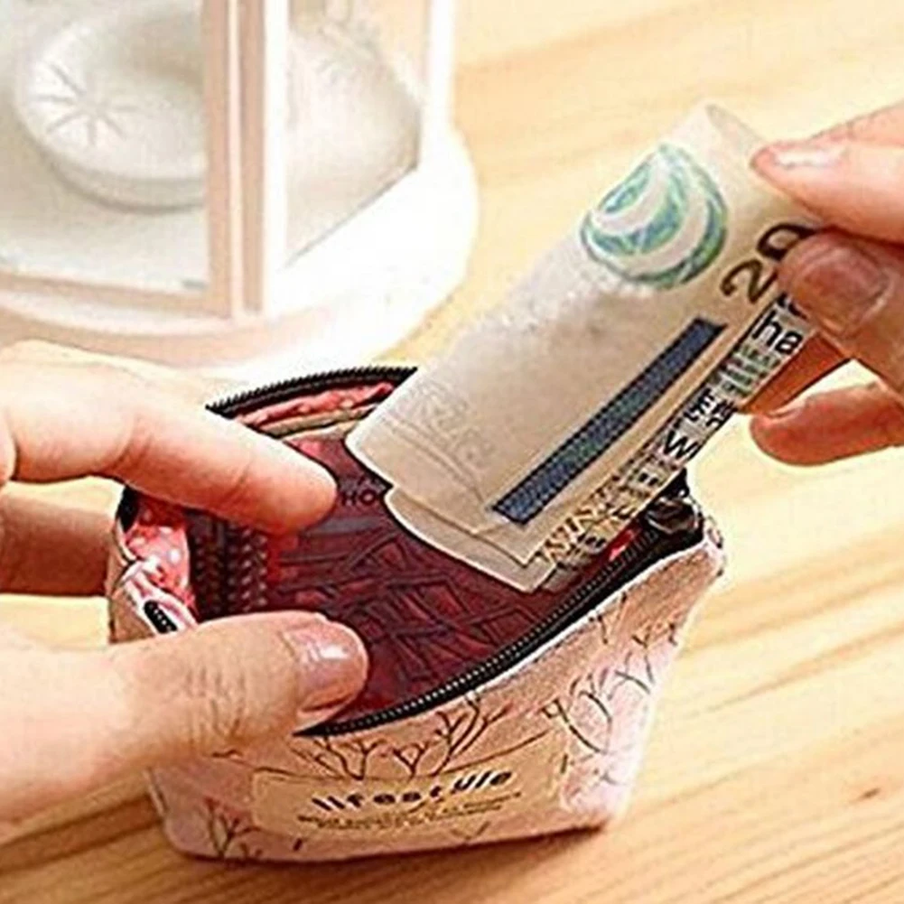 Женский Портативный кошелек на молнии модный для ключей держатель карт сумка