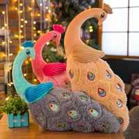 peacock plush toys new creative doll home pillow office sleeping pillow children girls day gift