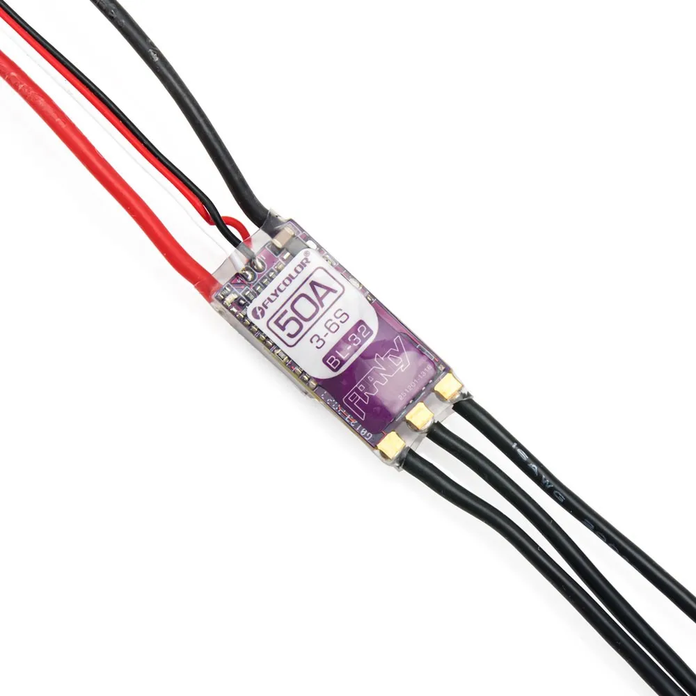 

Electric RC Aircraft Francy BLHeli_32 32-Bit Dshot1200 50A 3-6S ESC BEC w/LED for RC Airplane FPV RC Drone Outdoor Toys Plane