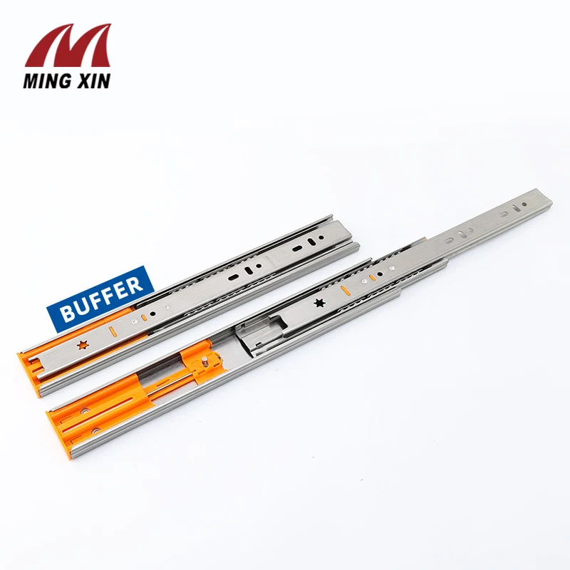 Выдвижные ящики 10 22 дюйма из нержавеющей стали бесшумная Подушка буфер мягкое