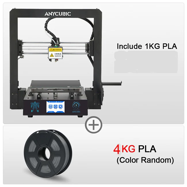 Mega S add 4kg ANYCUBIC 3d принтер мега-S обновления I3 Мега огромный объем сборки 3d принтер металлический каркас Ultrabase 3d принтер impressora 3d Друкер - Цвет: Mega S add 4kg