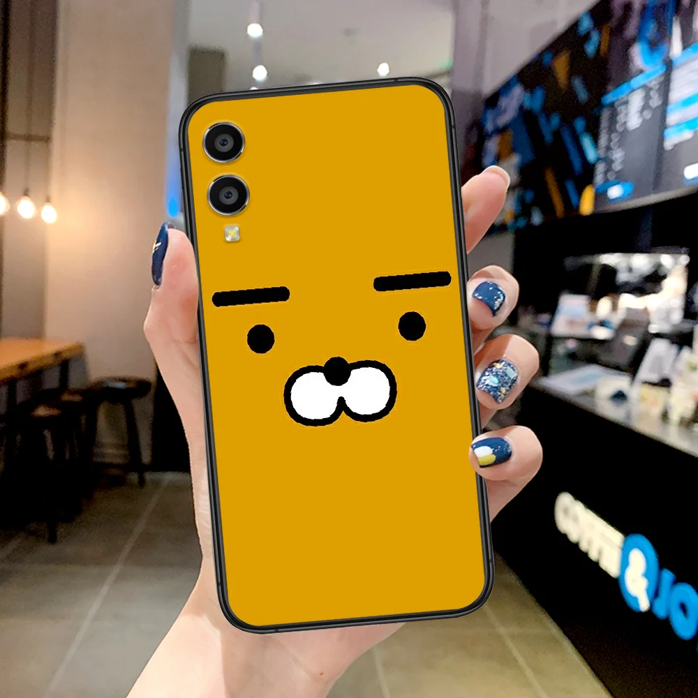 

Cocoa Friend Bear Ryan Cute peach Phone Case For Huawei Honor 6A 7A 7C 8 8A 8X 9 9X 10 10i 20 Lite Pro Play black Coque Soft