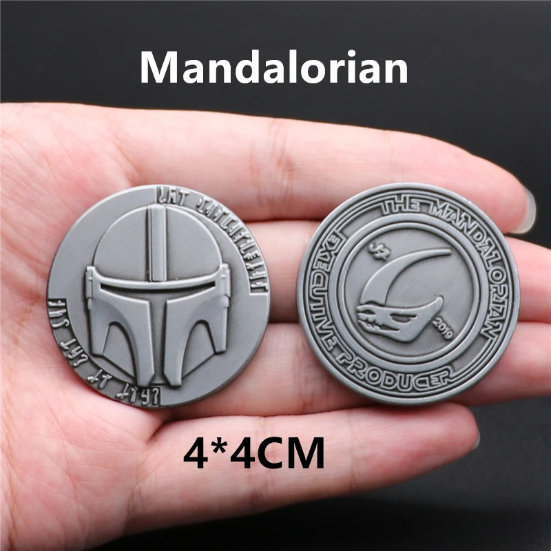 Movie Collect Coin Cosplay Props Badge Bounty Hunter Boba Fett Metal Gift