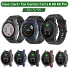 Защитный чехол для часов Garmin Fenix 6 6S 6X защитный чехол умных часов рамка мягкий чехол со стразами из термопластика чехол 5 5X 5S плюс аксессуары