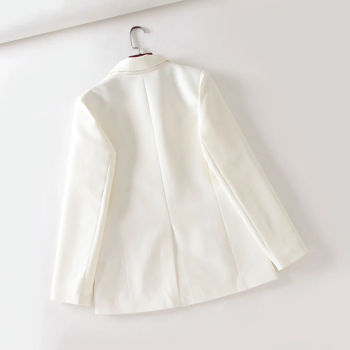 

2020 Women White Blazer Fashion Slim Office Work Long sleeve Boyfriend style Business Suits Jacket ladies formal suit jackets