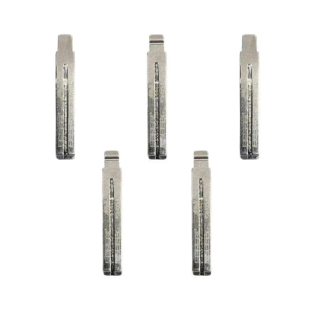 

5/15/50pcs Uncut Metal NO. 77 Scale Blank Car Key KD-X2/KD900/VVDI Remote Blade TOY48 for Lexus/Toyota/New Subaru 77#