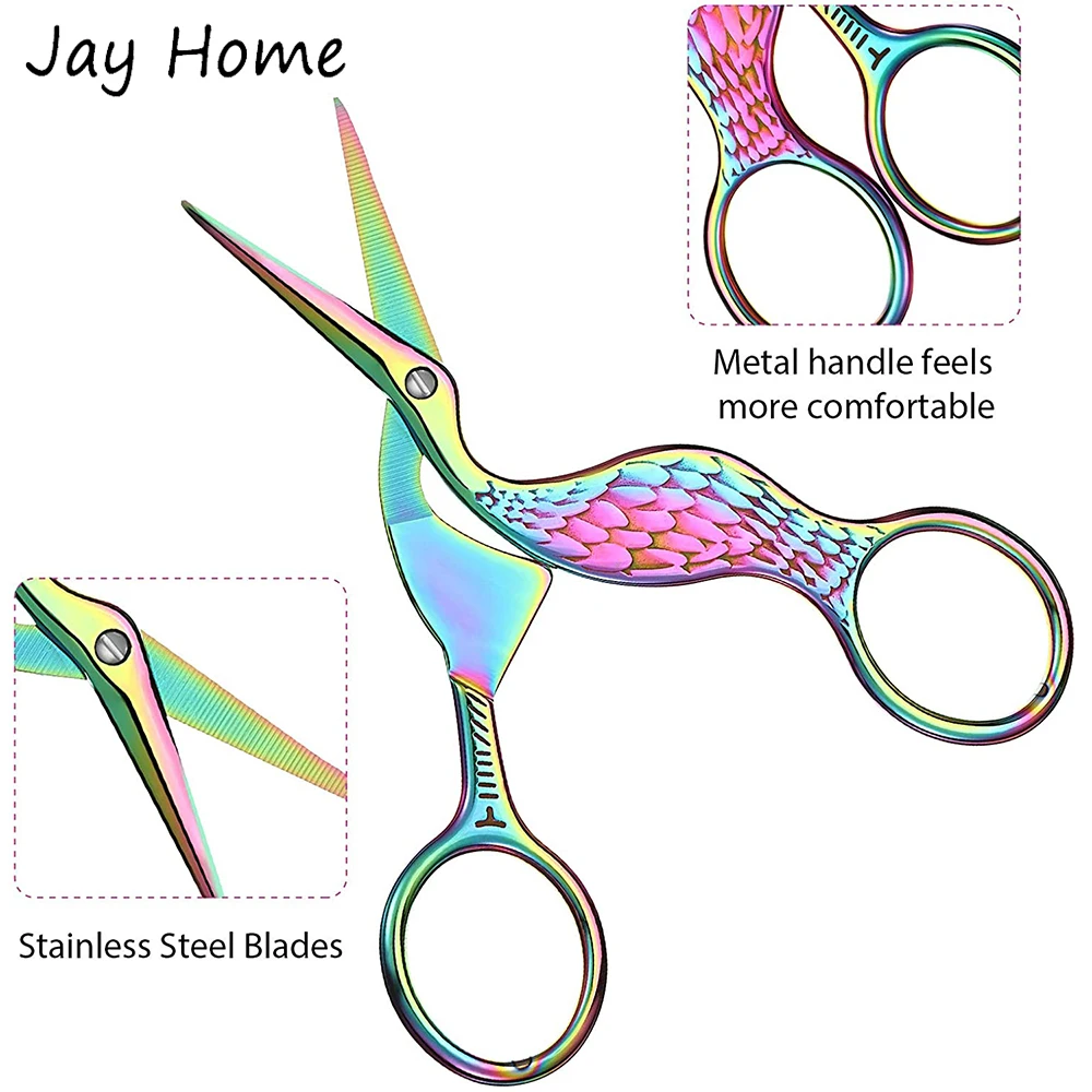 Винтажные швейные ножницы наконечники из нержавеющей стали Классические