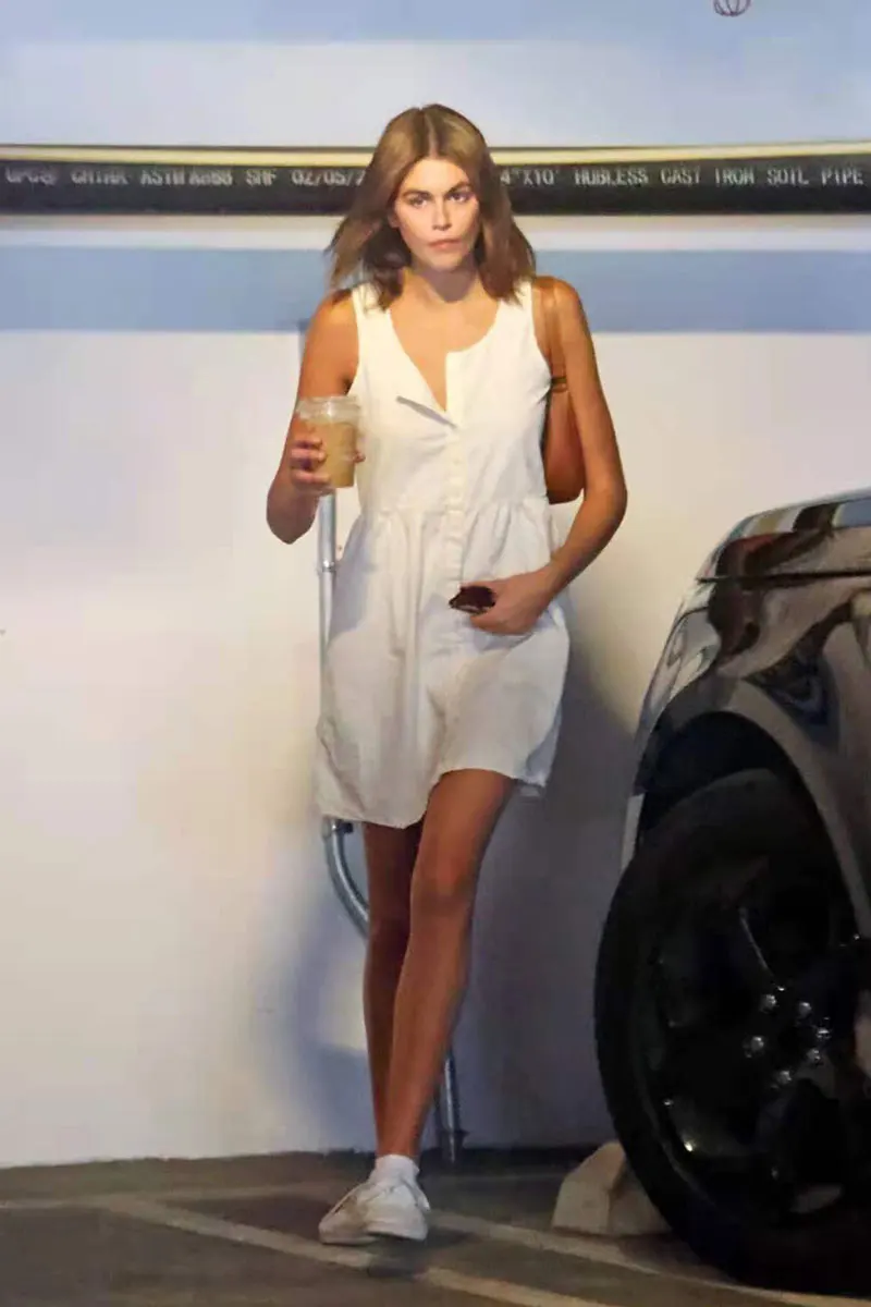 

Casual White Midi Dress for Woman 2021 Summer Designer Luxury Female Clothing Celebrity Clothes