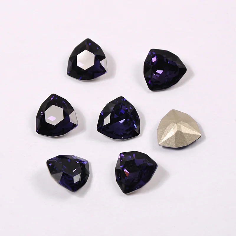 Yanruo 4706 Trilliant Стеклянные Камни DIY Strass острый задний кристалл для нашивки Стразы все для шитья аксессуары