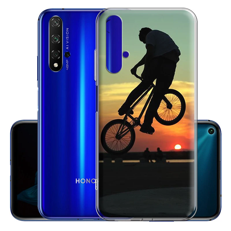 Силиконовый чехол для велосипеда Huawei Honor 20 20S Note 10 9X 9 8A 8X 8C 8 7X 7A 7C 6A Lite Pro | Мобильные