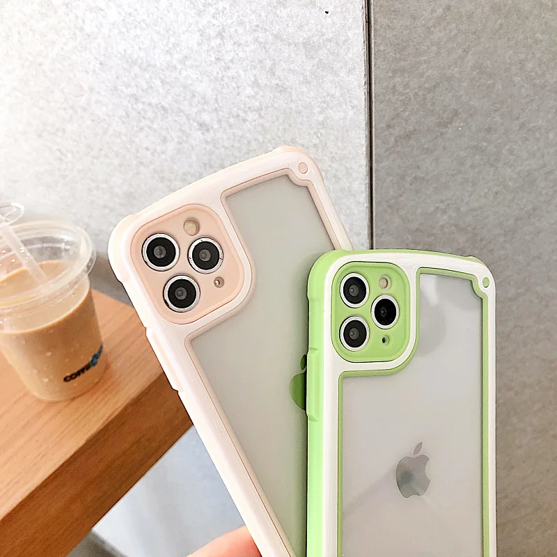 Милый прозрачный защитный чехол для iPhone 11 Pro Max XR Xs X 7 8 Plus мягкий из ТПУ | Мобильные
