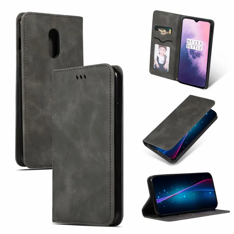 Для Oneplus 6 6T 7 Pro Роскошный чехол-бумажник из натуральной кожи с откидной крышкой для IPhone X XI XS MAX чехол для iPhone 7 8 6 6S Plus