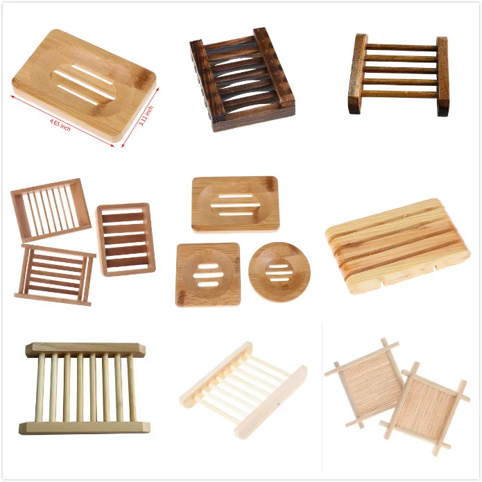 14 стилей натурального твердосплавного деревянного мыла деревянный контейнер