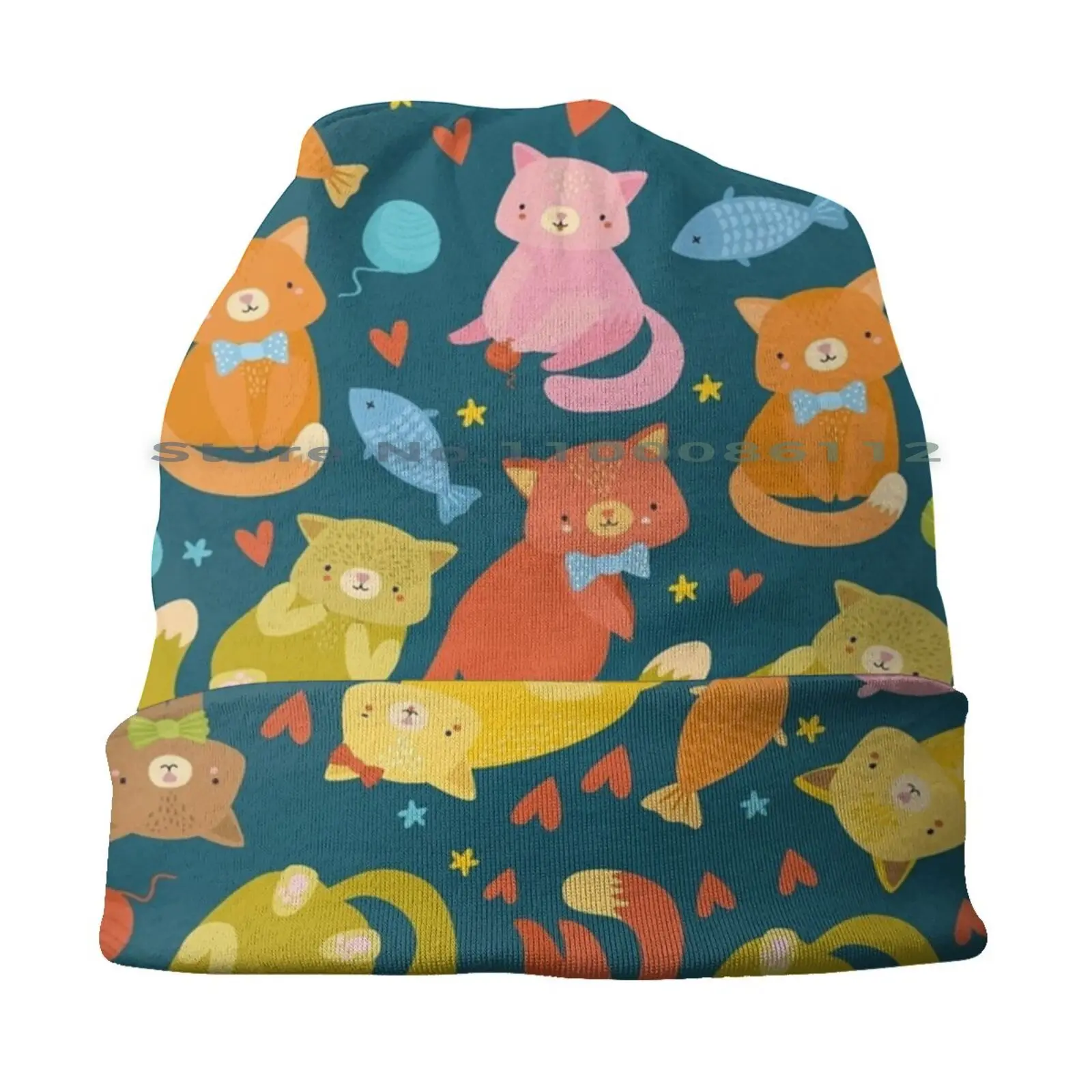 Шапочки для кошек вязаная шапка многоразовая рта пыли здоровья многоразового