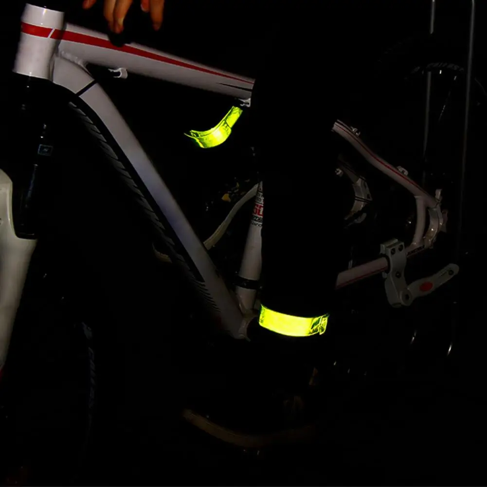 

Running Fishing Warning Safety Cycling Reflective Strip Bike Pants Leg Strap Bicycle Accessories Replacement Parts