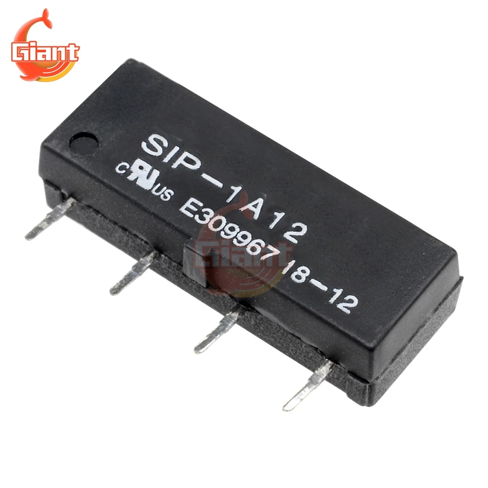 5 шт. реле постоянного тока 12 В язычковое 4 контактное реле|Реле| |