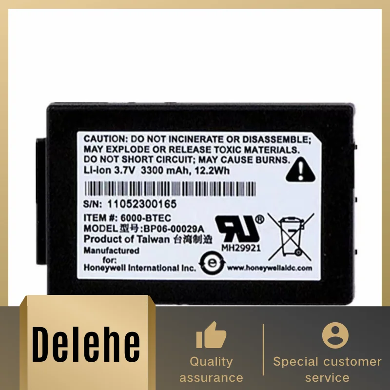 

7pcs Battery 3300mAhfor Honeywell Dolphin 6100 6110 6500 6510,Free delivery