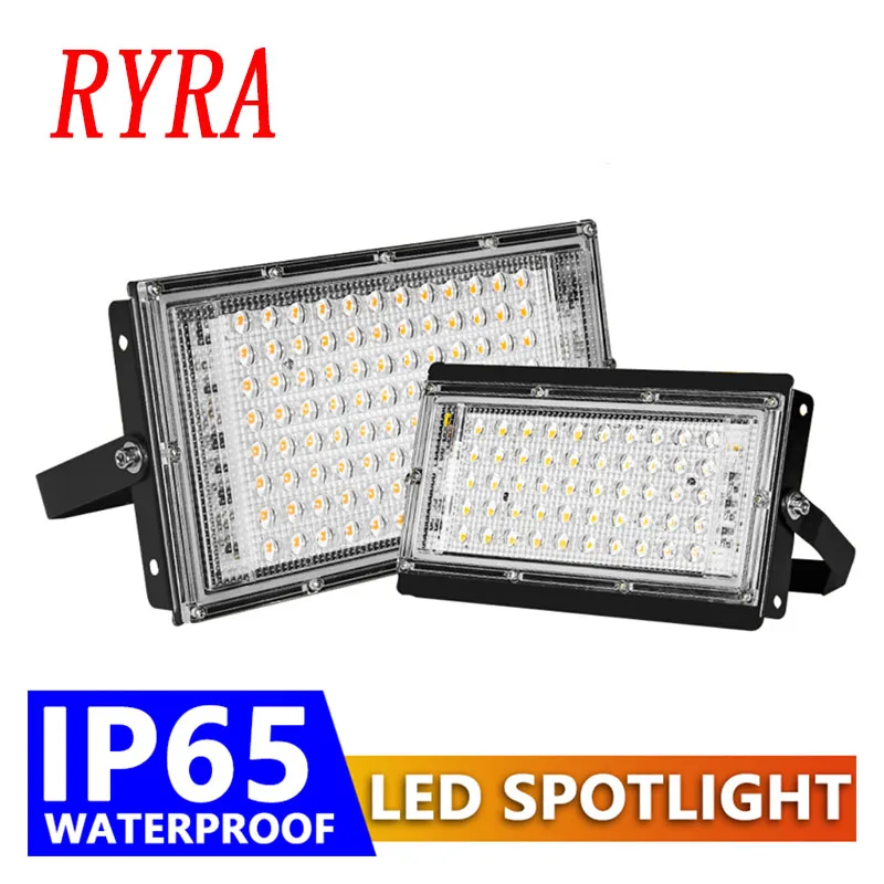 

1 Pcs 50W/100W LED Floodlight LED Spotlight 220V LED Grow Light PhytoLamp Streetlight Full Spectrum Lamp For Plant Growth Lamp