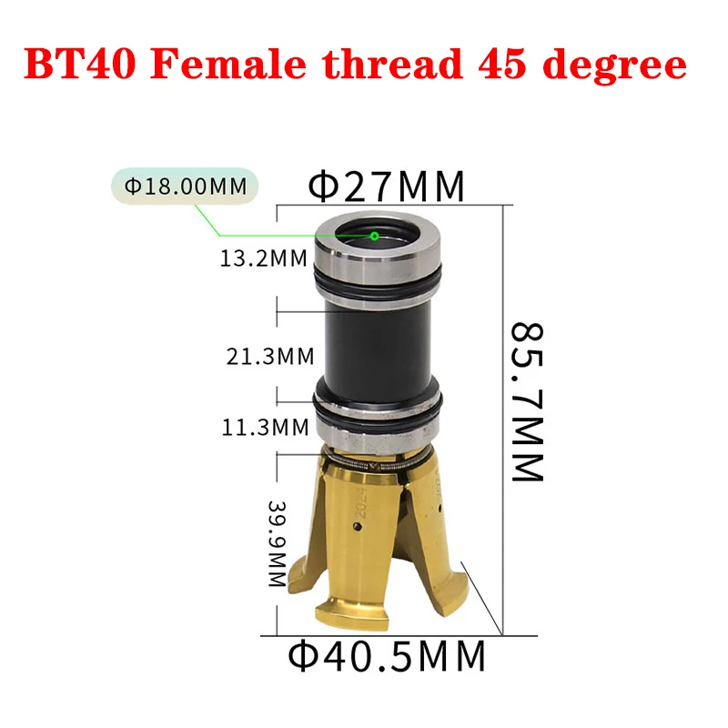 

Захваты BT30 с внутренней резьбой, BT40, с внутренней резьбой