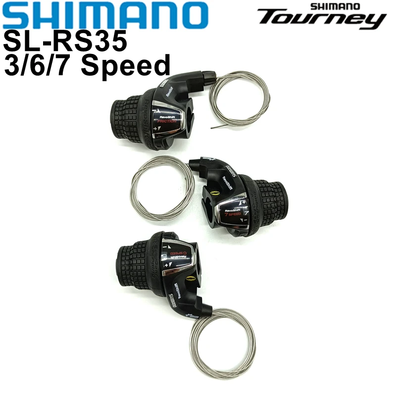 Shimano Tourney SL-RS35 Revoshift велосипедные переключатели Twist рычаг переключения передач 3/6/7