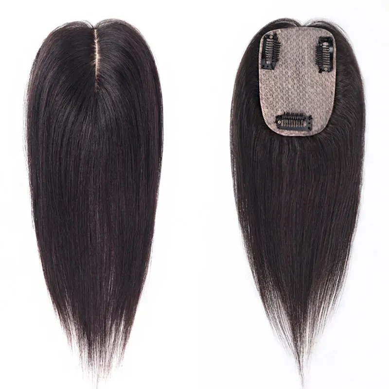 

Synthetic Straight Hair Extensions for Women Natural Color Top Closures Clip In Hair Extension Hairpieces MUMUPI